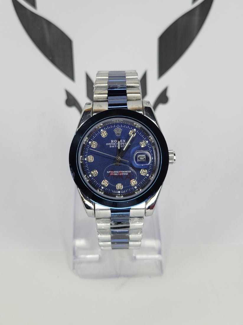 RLX Gold Watch with Date Display