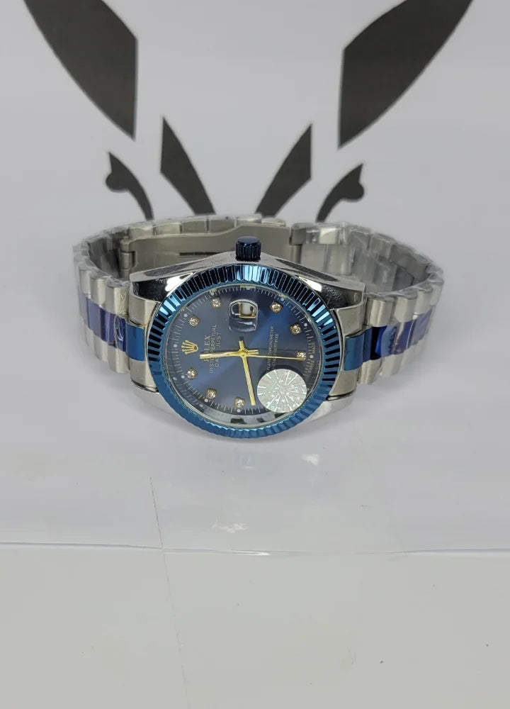 RLX Luxury Two-Tone Watch – Date & Steel Finish