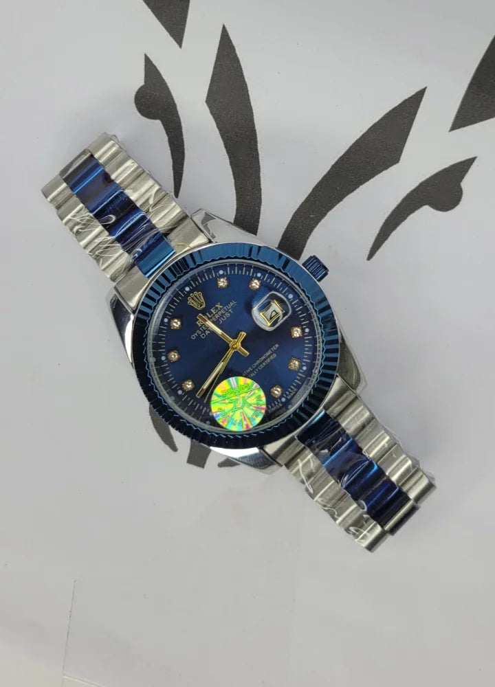 RLX Luxury Two-Tone Watch – Date & Steel Finish