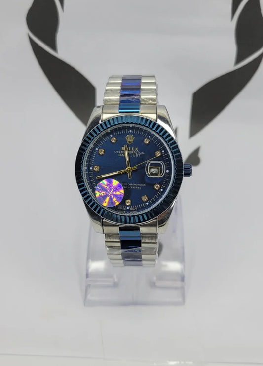 RLX Luxury Two-Tone Watch – Date & Steel Finish